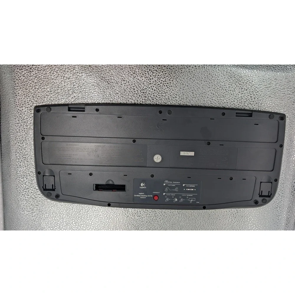 Logitech‎ Cordless Desktop EX110 Wireless Keyboard Black Multimedia Y-RJ20